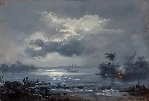 Autre tableau de Meirelles, peint en 1886 (pinacothèque de l'État de São Paulo).