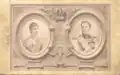 Victoria et Gustave V de Suède.