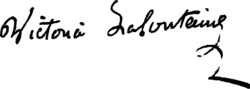 signature de Victoria Lafontaine