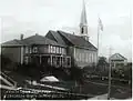 La vieille église de Mont-Joli vers 1910.
