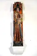 La Vierge à l'Enfant et son baldaquin.