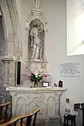 Vierge à l'Enfant (XIVe), classée au titre objet.