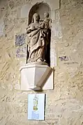 La vierge à l'enfant. XVIIe&nbsp;siècle.