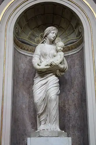 Vierge à l'enfant de Jacques Mimerel (v. 1659)