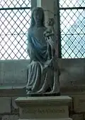 Vierge à l'Enfant assise.