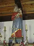 Ancienne vierge de la chapelle Notre-Dame des Mouilles, vendue par Anastasie Favre.