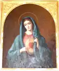 Vierge Marie (toile du XVIIIe&nbsp;siècle).