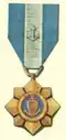 Médaille avec Ancre d'argent