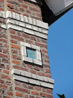 Détail d'un mur.