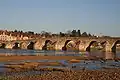 Vue générale aval du pont