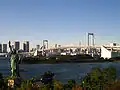 Vue depuis Odaiba sur Tokyo.