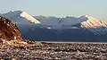 vue depuis la Steward Highway sur Turnagain Arm