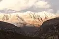 Le massif Zard Kuh depuis la ville de Bazoft