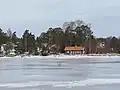La mer Baltique gelée a Haukilahti.