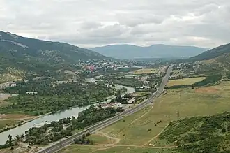 La rivière Aragvi.