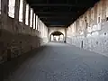La galerie du château Sforzesco de Vigevano.
