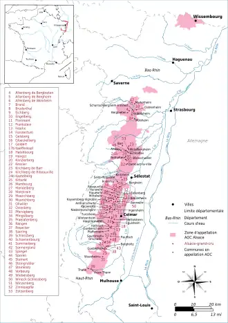 Vignoble d'Alsace.