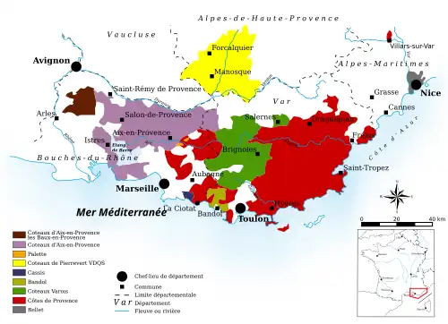 Vignoble de Provence.