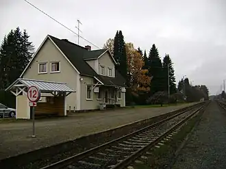 La gare de Viinijärvi.