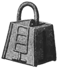Cadenas du temps des Vikings, trouvé à Birka, près de Stockholm