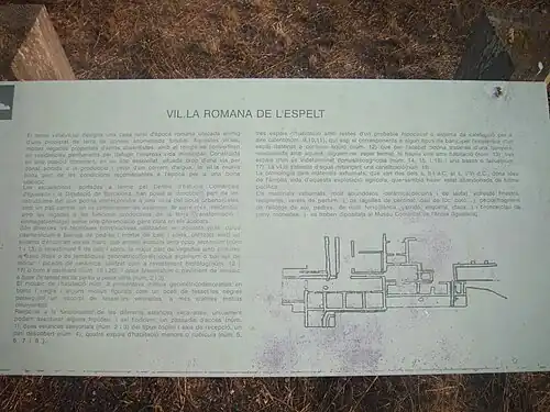 Panneau explicatif.