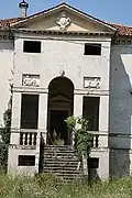 Détail de la loggia.