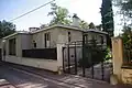 Maison de Mlle Bachelard : l'entrée du jardin de la villa au 7 rue de la Mignonne.
