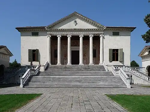 La villa Badoer d'Andrea Palladio (1556) : une de ses villas sur la terrafirma.