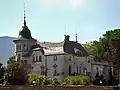 La villa Excélsior d'indiano, Almuña, près de Luarca.