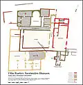 La Villa rustica non loin du fort militaire.