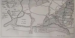 Plan du village de Leure et de Notre-Dame de Grâce par Alphonse Martin.