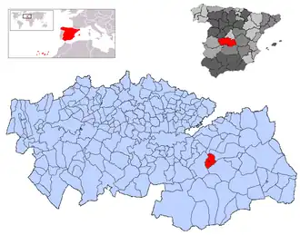 Localisation de Villanueva de Bogas