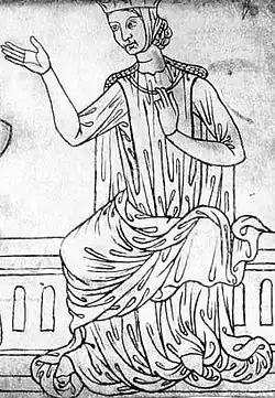 Femme assise (folio 27).