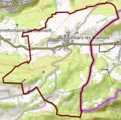 Carte topographique
