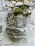 Bas-côté, cul-de-lampe du 3e&nbsp;doubleau.