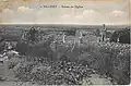 Ruines du village en 1920.