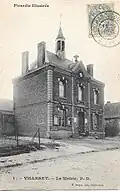 L'ancienne mairie détruite en 1917.