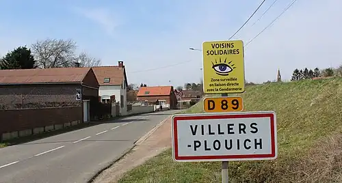 Entrée du bourg.