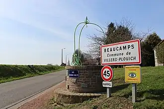 Entrée du hameau.