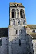 Le clocher côté nord avant restauration.