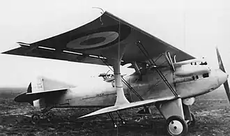 Vue de l'avion.