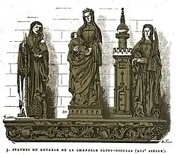 Statues dont Barbe,