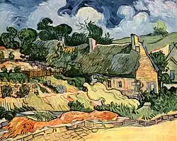 Vincent van Gogh  : Les chaumes de Cordeville, 1890, Musée d'Orsay.