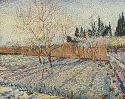 Verger avec cyprès (en), Vincent van Gogh
