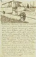 Lettre B2 à Emile Bernard (JH 1370, 23,5 × 31 cm, 18 mars 1888, The Morgan Library & Museum, New-York)
