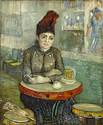 Agostina Segatori Sitting in the Café du Tambourin