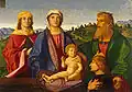 With saints and donor, 1504, Hermitage.