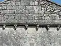 Modillons de la façade
