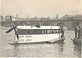 L'hydro-glisseur Farman Le Ricochet, à l'essai le 4 août 1922.