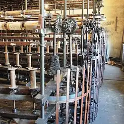 Sur les machines, d'autres engrenages permettaient de régler plus finement la vitesse.
